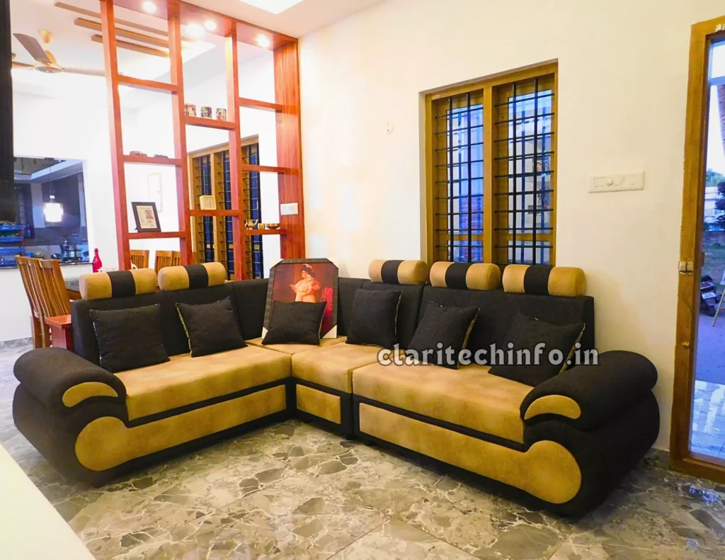 living area of 20 lakh home design in kerala