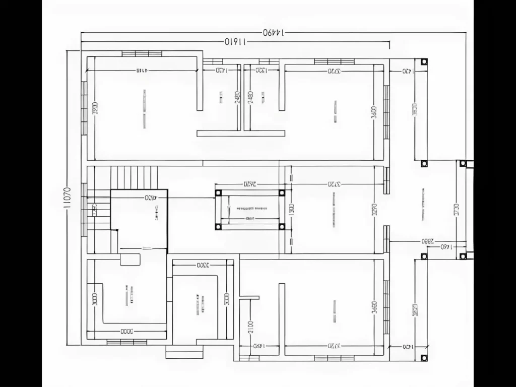 Nalukettu veedu plan