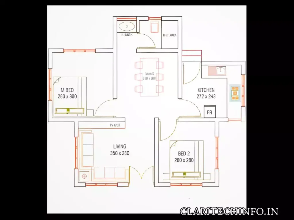 9 Lakh house plan