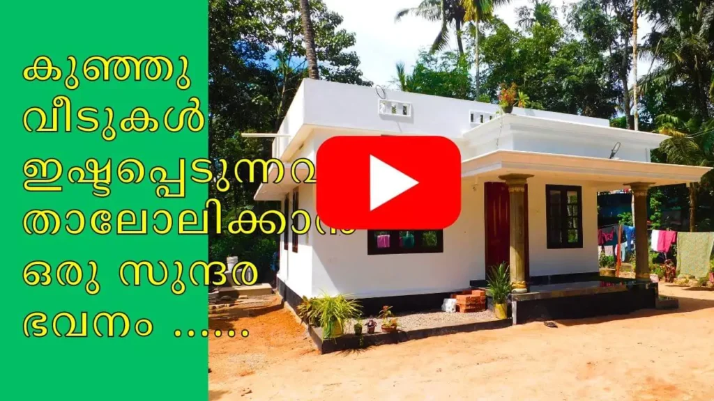 Low Budget house design Kerala with 2 BHK