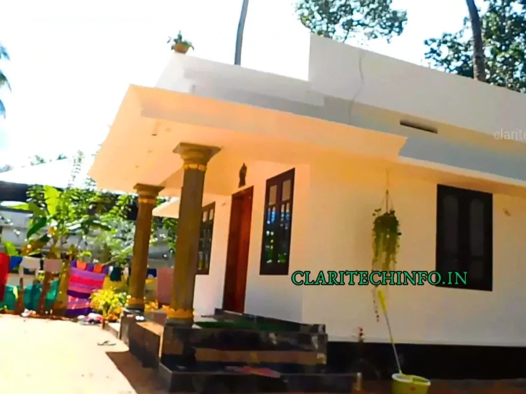  Low Budget house design Kerala with 2 BHK