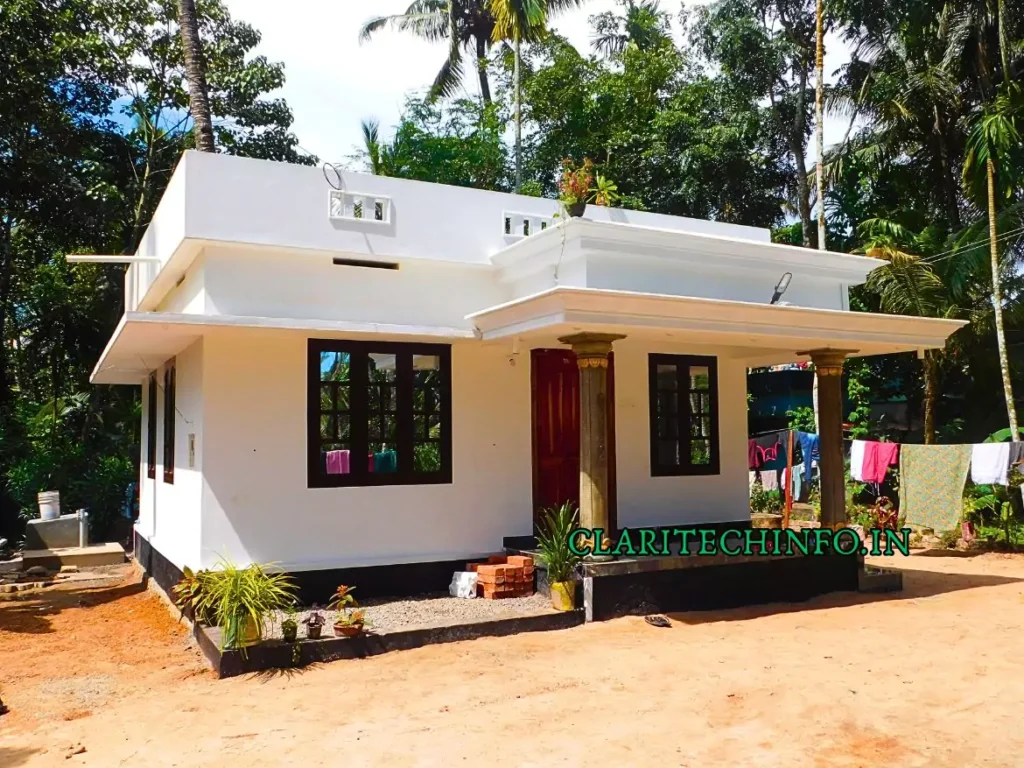  Low Budget house design Kerala with 2 BHK