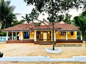 Stunning  3 BHK kerala house plan 