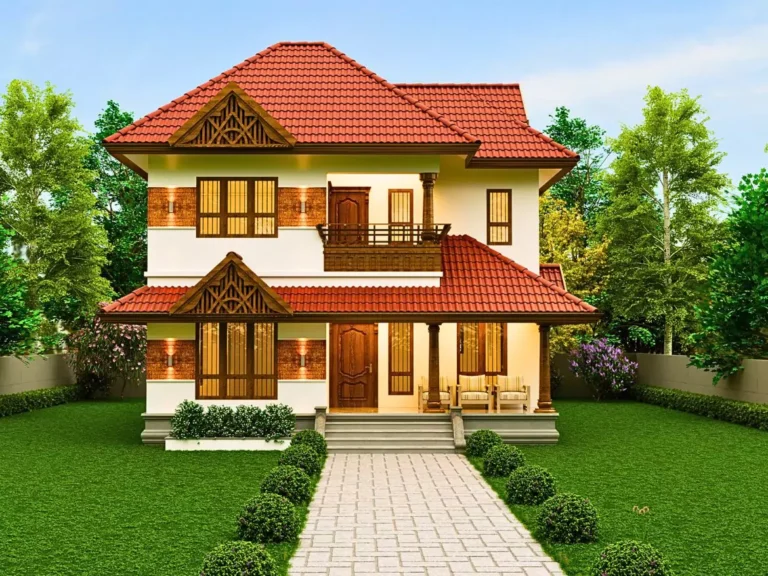 3d kerala house design