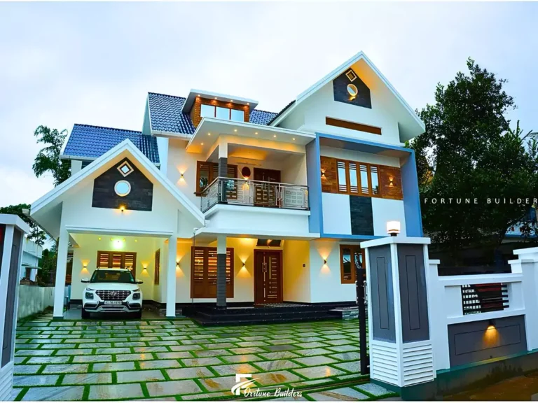 4 Bhk Kerala House Design in Kottayam